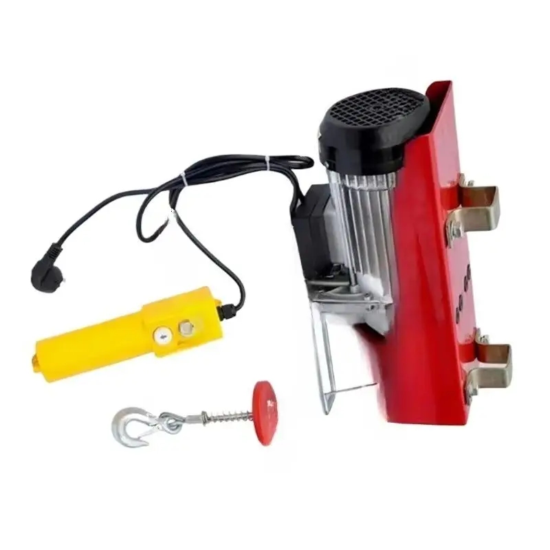 AAAAAA220V Electric Hoist with Wired/Wireless Remote Control Lifting Crane Cable Hoist Winch for Boat Car Garage Elevator