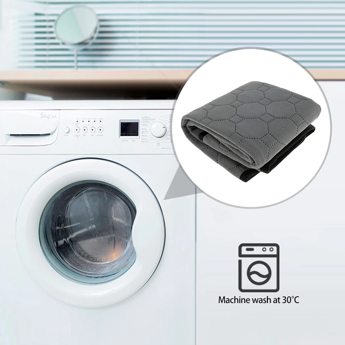 وسادة بول كلب قابلة للغسل مانعة الانزلاق ، وسادة تدريب جرو ، قماش BK ، قطن فوق صوتي ، امتصاص بول جيد ، ملحق كلب ، S ، M ، L ، XL