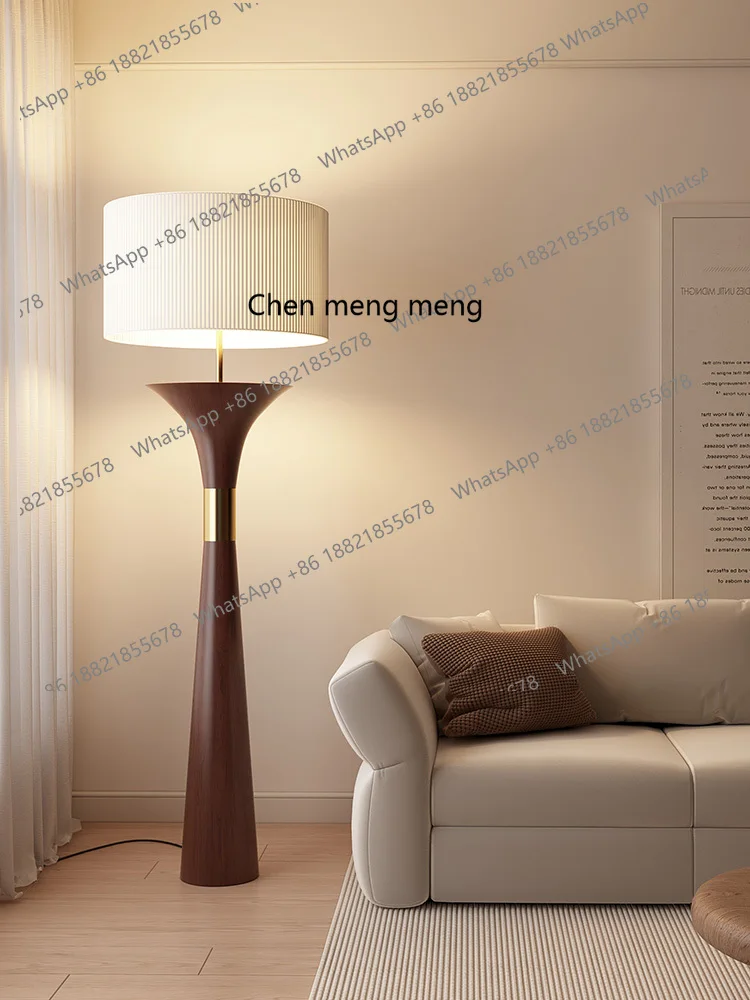 Italian designer floor lamp living room sofa next to light luxury high-end hotel bedroom creative vertical desk lamp