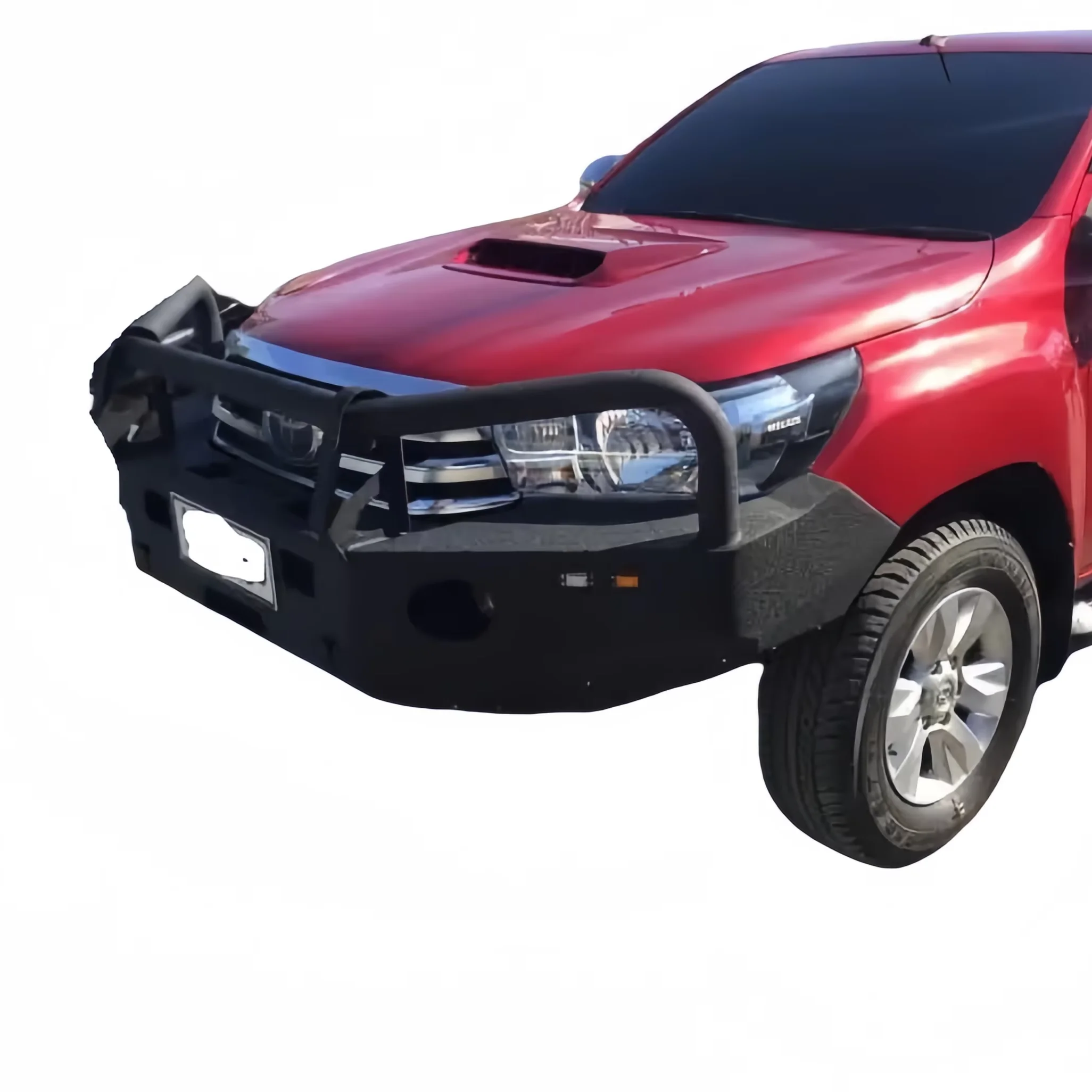 

ТОП Высокое качество 4x4 внедорожный пикап передний бампер карбоновый бычок противотуманная фара новая оптовая продажа прямая посадка для Hilux Revo