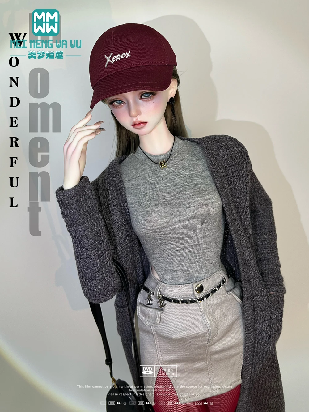 

Fits 58-60cm 1/3 BJD DD SD Fashion Sweater Knitted Coat Toy Ball-Jointed Girl Gift