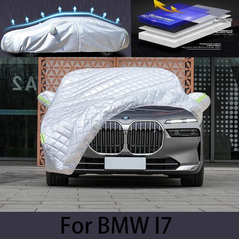 

For bmw I7 car hail protection cover, auto rain protection, scratch protection, paint peeling protection, car clothing