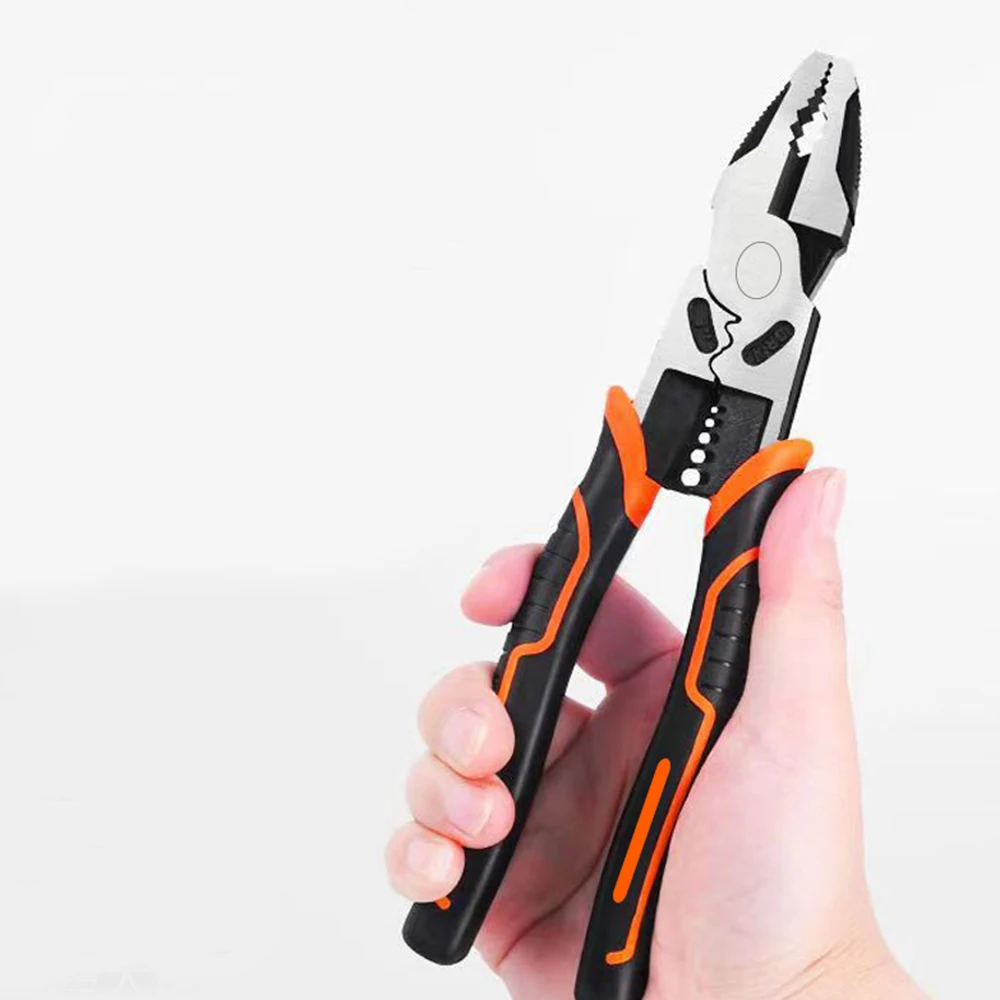 

Многофункциональный инструмент для зачистки проводов, диагональные плоскогубцы, кусачки с длинным носом, боковой резак, кабельные ножницы, ручные инструменты для электрика