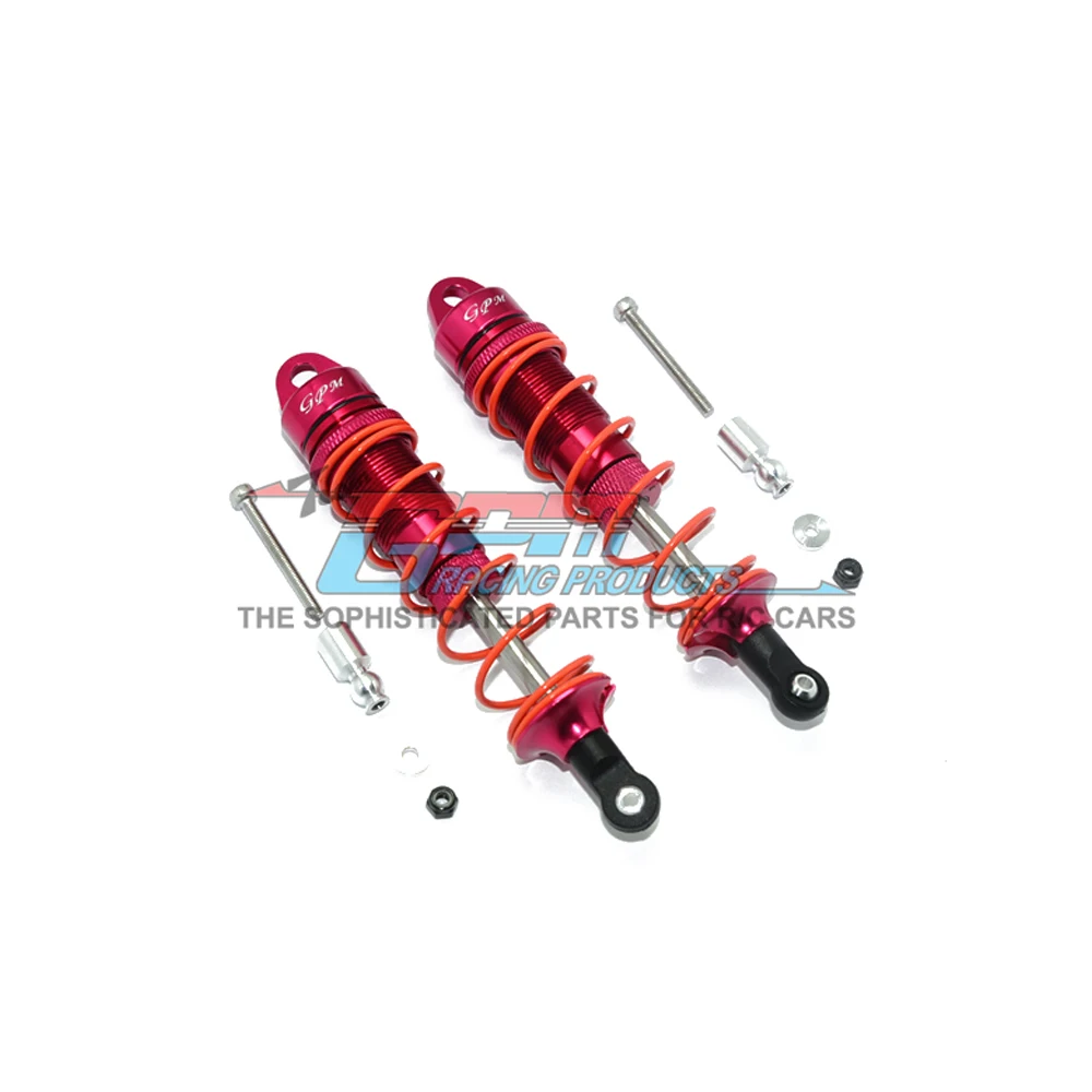 GPM Metal 110mm Front Shock Absorbers Damper ARA330621 For ARRMA 1/7 MOJAVE 1/8 Kraton Notorious Outcast  EXB 6S Upgrade Parts