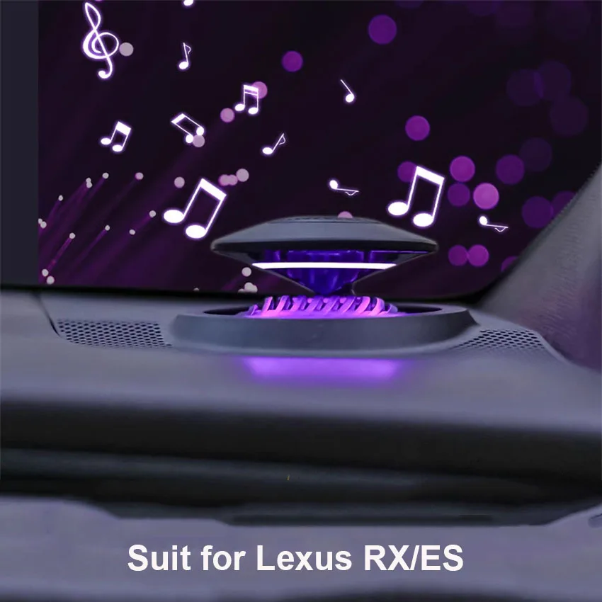 For Lexus ES 2018-2023 RX 2016-2023 Lifting Tweeter Speaker Suspended Instrument Electric Treble Horn APP Control LED 64 Colors