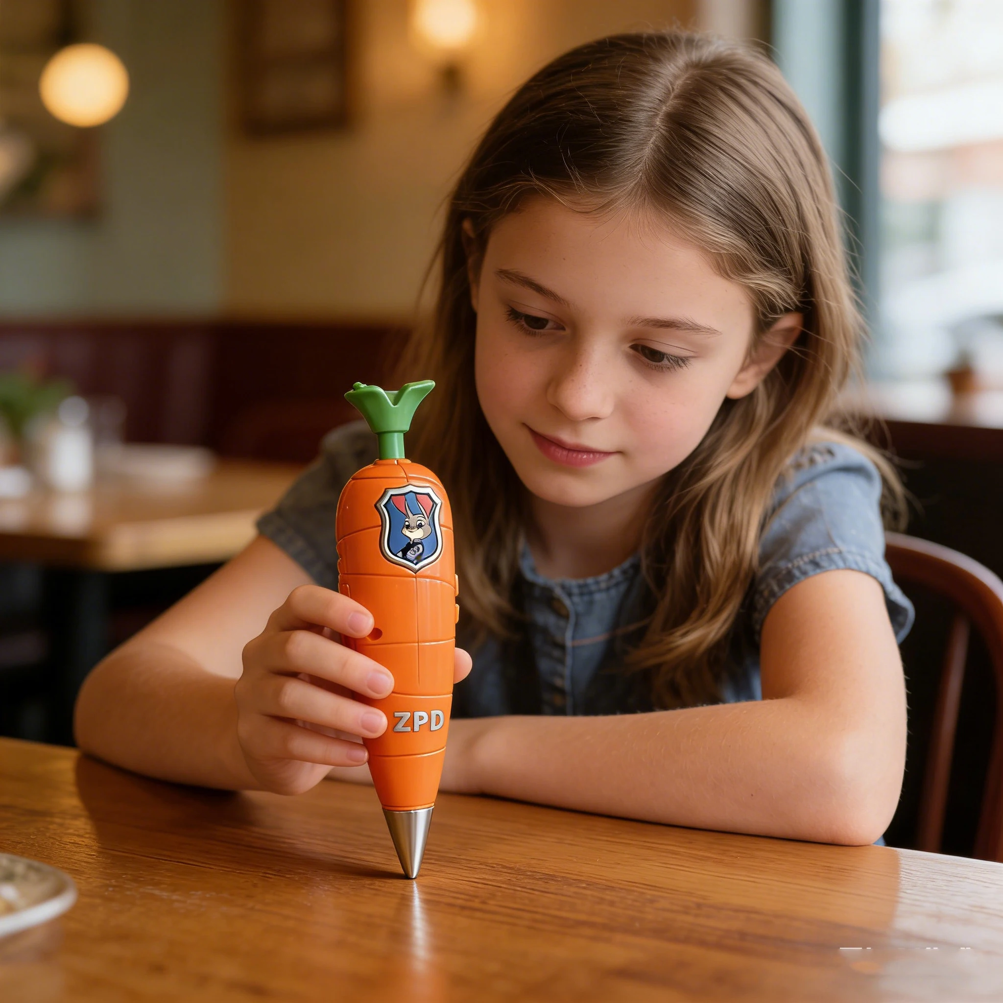 Zootopia 2 Carrot Recording Pen (60S Mini Recorder) 2-in-1 3D Printed Serpentine Serum Test Tube Pen Movie Cosplay Prop Gift - Image 2