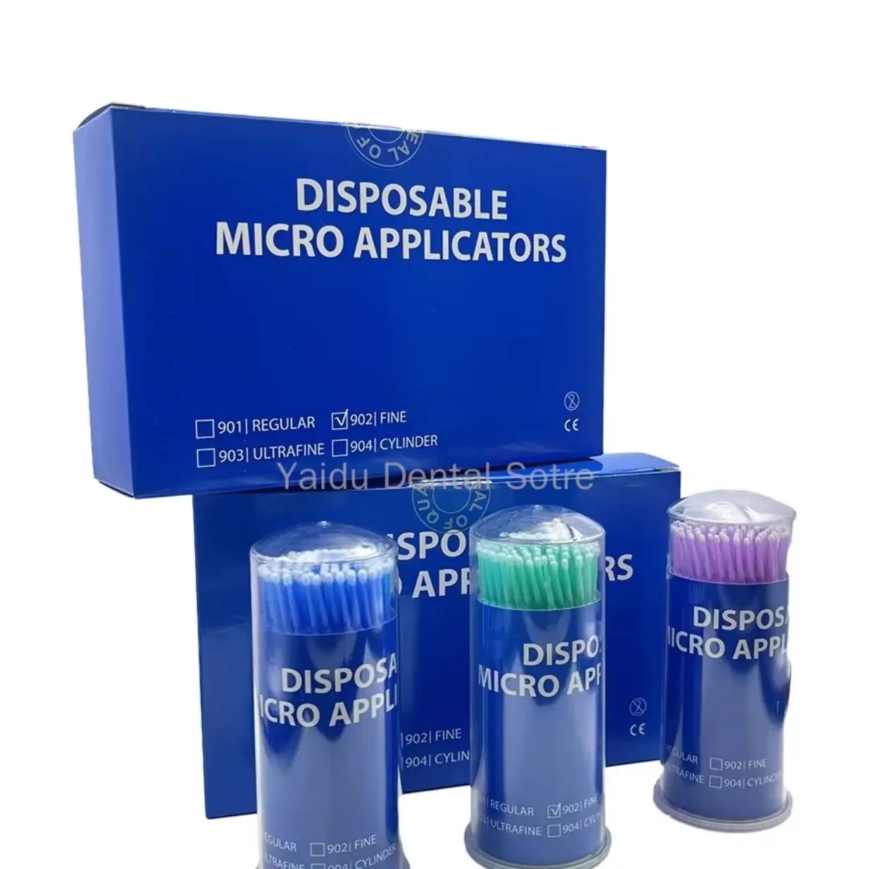 3Bottles Dental Disposable Micro Brushes Applicators Micro Brush Teeth Oral Dentist Materials Odontologia Clean Tool