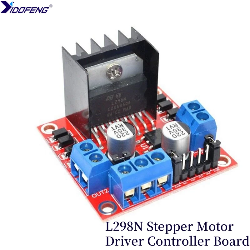 L298N Stepper Motor Driver Controller Board DC Dual H Bridge Module for Arduino Smart Car Power for Arduino UNO MEGA R3 Mega2560