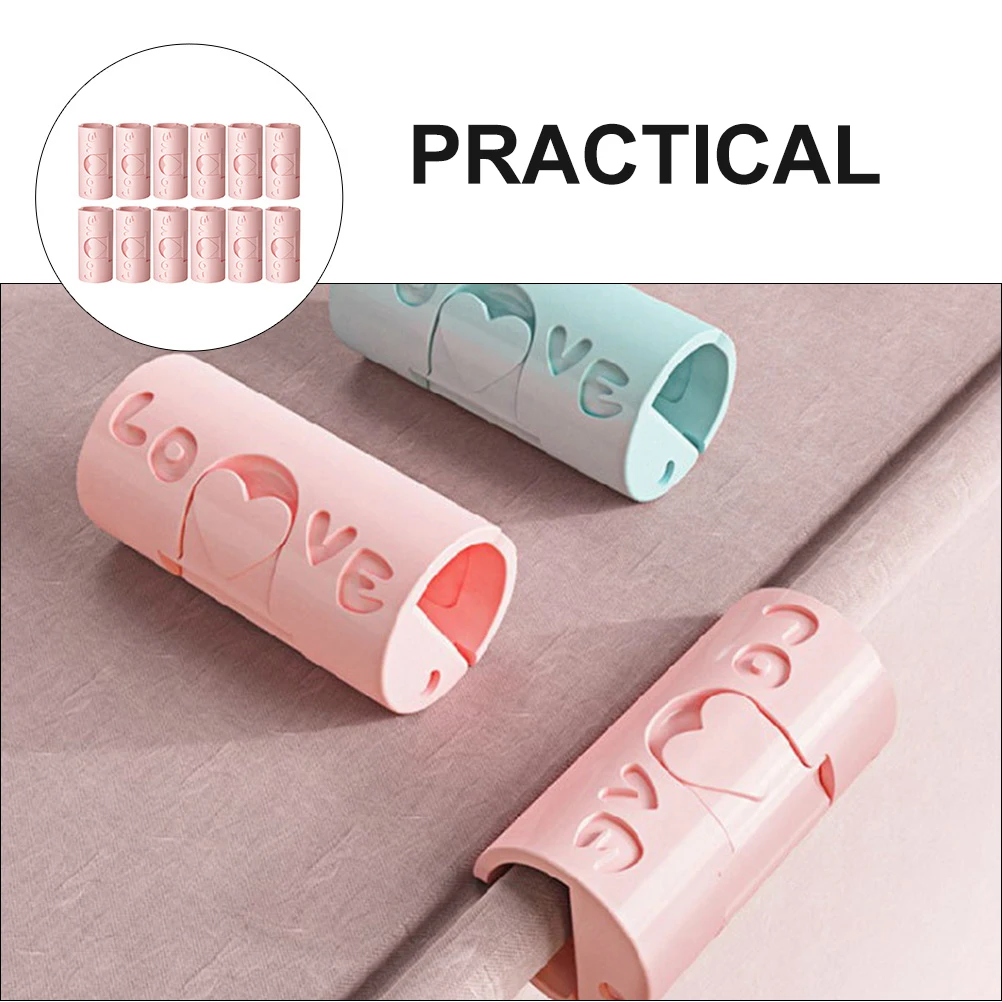 

12Pcs Practical Non-Slip Quilt Holding Clips Windproof Household Comforter Fixing Tools Bedding Clamps