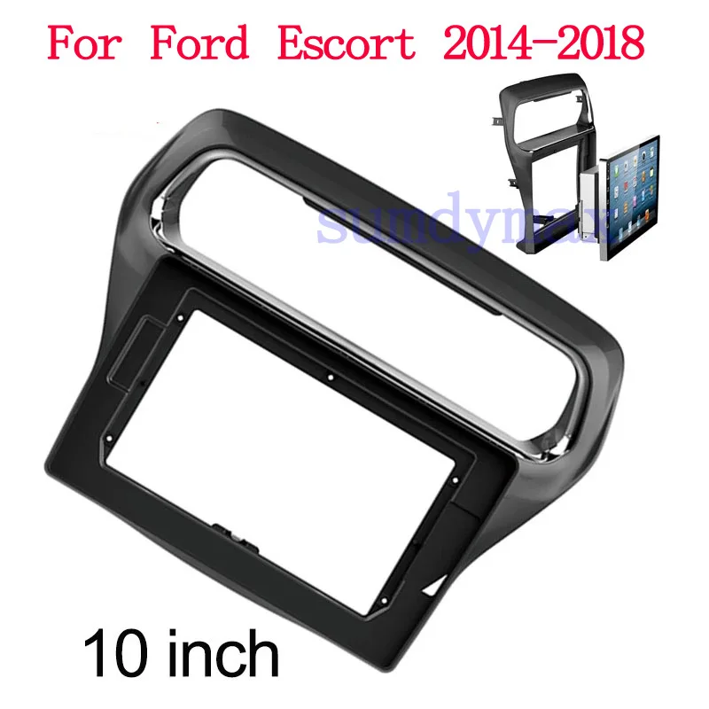 2 Din Car Radio Fascia for Ford Escort 2014-2018 android car radio Stereo Dash Kit Fit Installation Trim Facia Frame