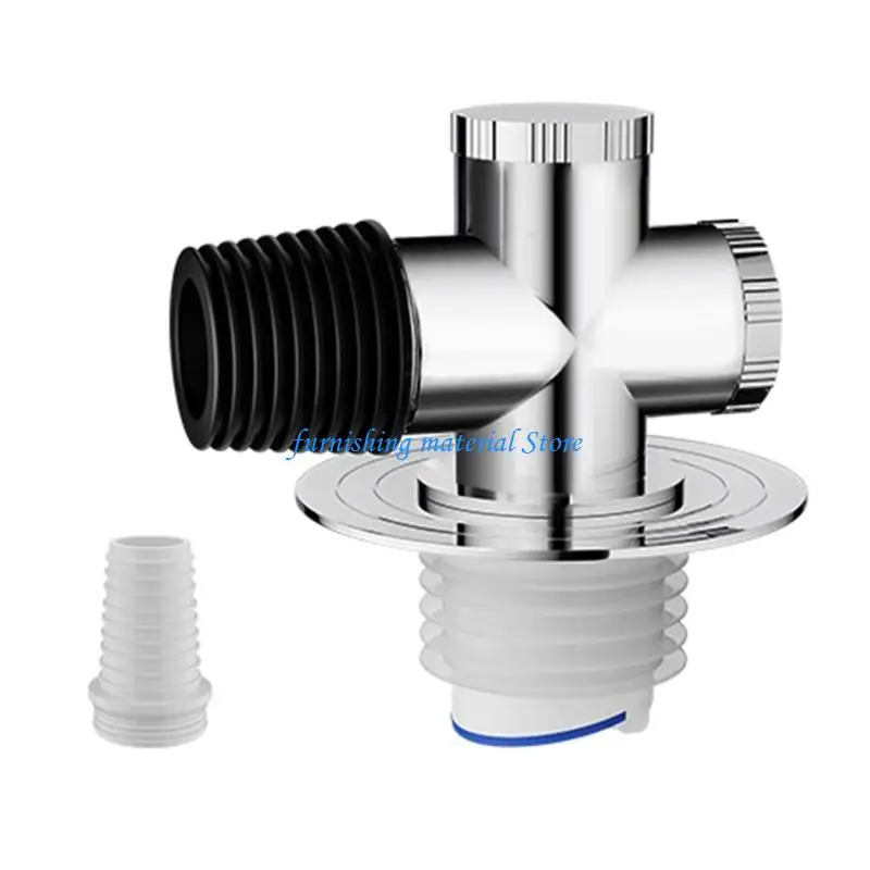 

Y5GD Washing Machine Drain Floor Cover Antioverflow Bathroom Pipe Sewer Connector Pipe Adapter AntiOdor Floor Drain Plug