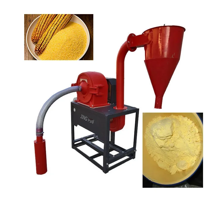 500 kg/h Tierfuttermühle Brecher selbstansaugender Getreidemais Brecher