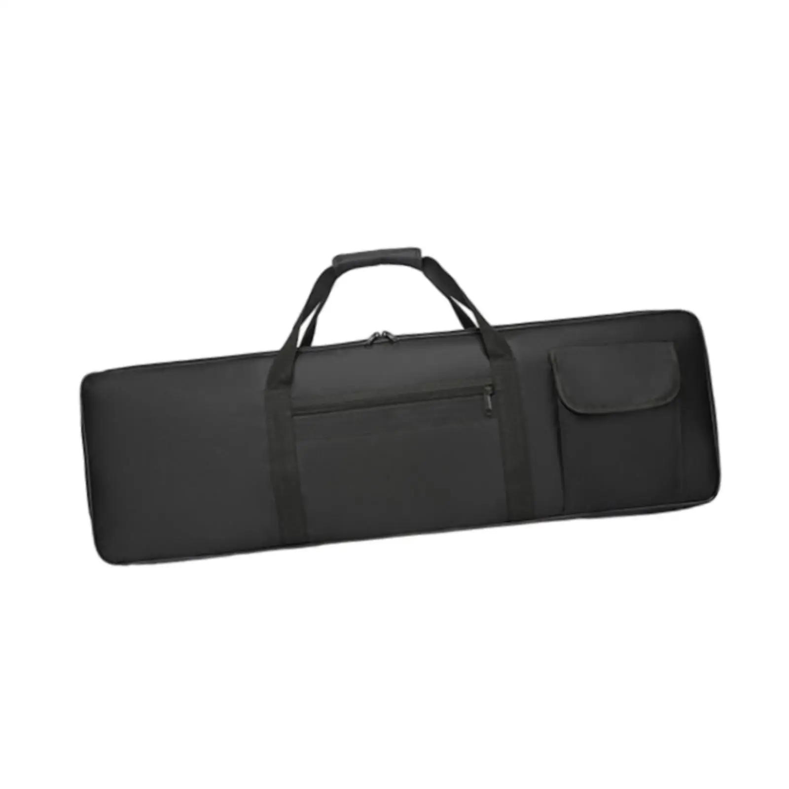 88Key Keyboard Bag Portable Anti Shock with Backpack Straps Padded with Pocket Electric Piano Case for Performance Concert Tour