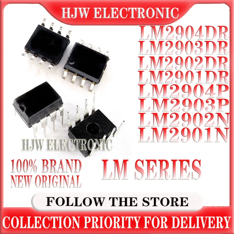 10PCS LM2904DR SOP-8 LM2904 SOP LM2903DR LM2903 LM2902DR SOP-14 LM2902 LM2901DR LM2901 LM2904P LM2903P LM2902N LM2901N DIP-8 IC