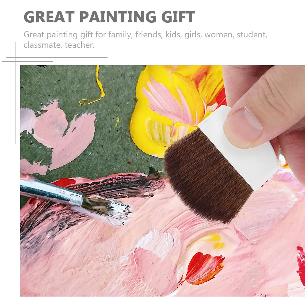 

10 Pcs Artist Paint Painting Brush Brushes Small for Canvas Supplies Oil Paintbrushes