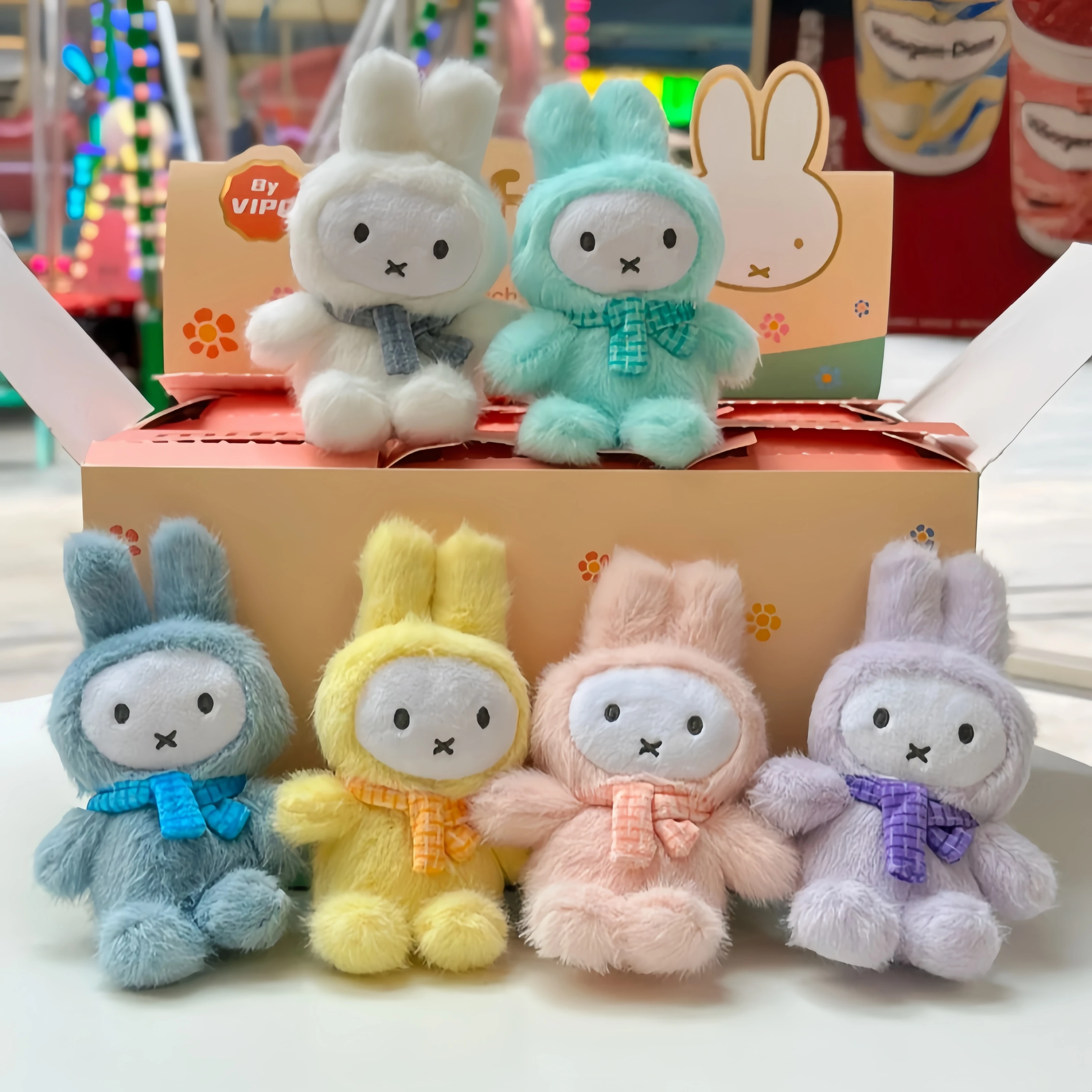 

Vipo Miffy Macaron слепая коробка кукла плюшевая кукла модная игрушка орнамент ручной работы кулон подарок