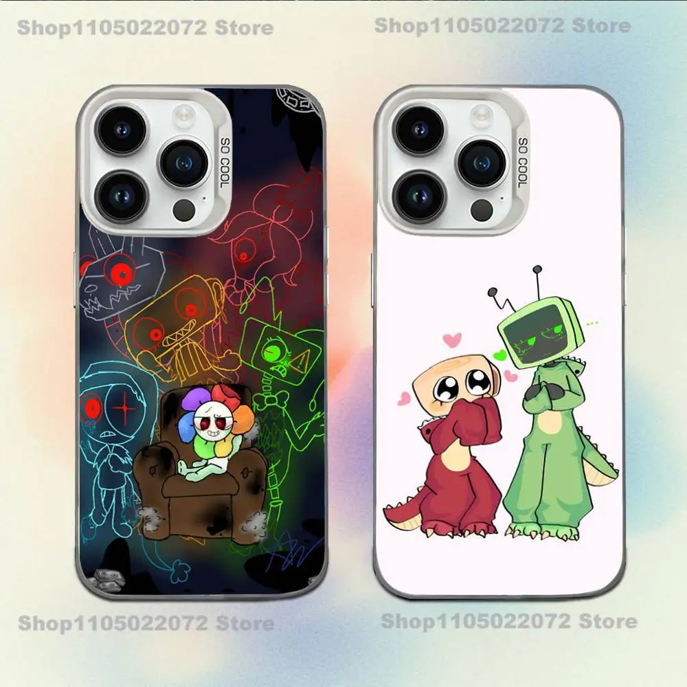 

Game D-Dandys W-World Phone Case For iPhone 16,15,14,13,12,11,Mini,Pro,E,MAX White Candy Matte Shockproof Cover