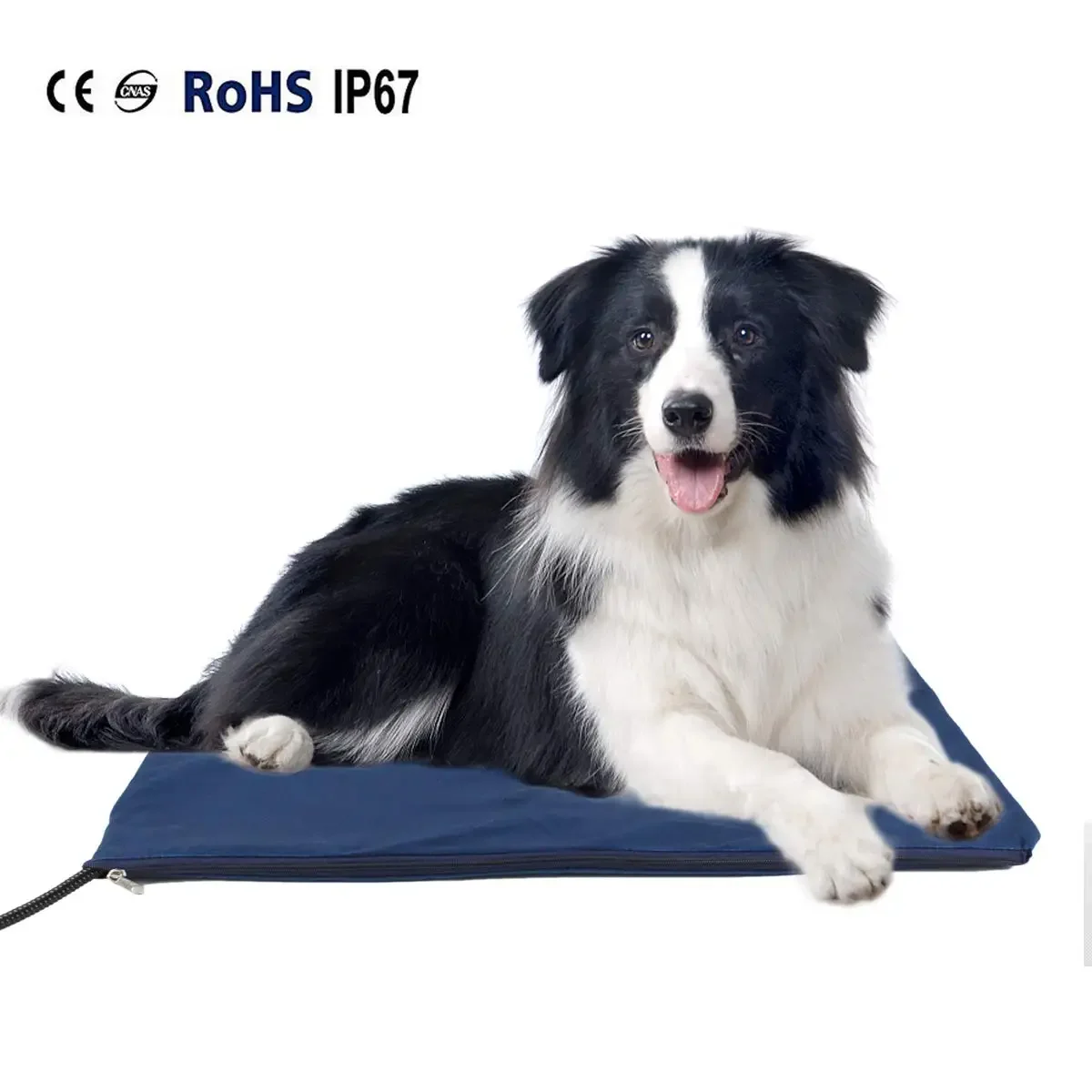 

Dog Adjustable Electric Heating Pad Waterproof Pet Heated Mat Temperature Control Electric Blanket Winter Puppy