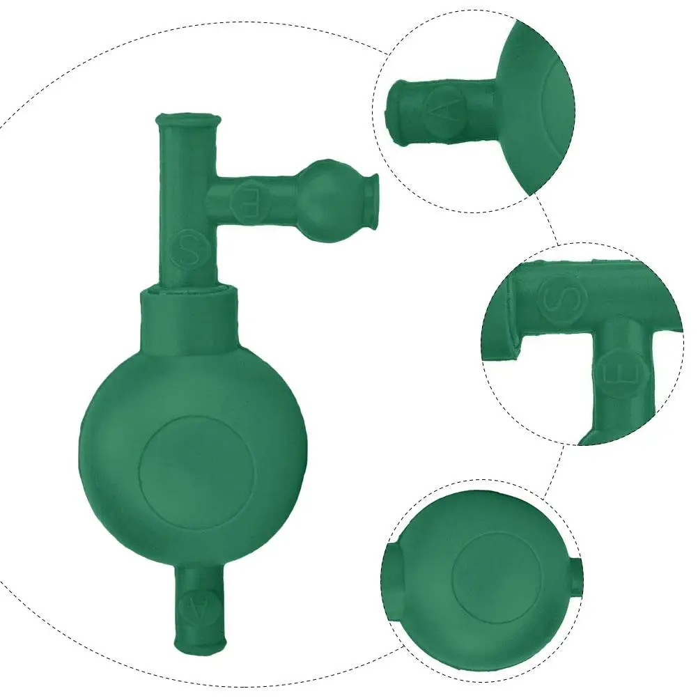 Количественная всасывающая шариковая лампа Наполнитель для пипеток 3-клапанный измеритель синей резины Эффективная работа Химические эксперименты Лаборатория