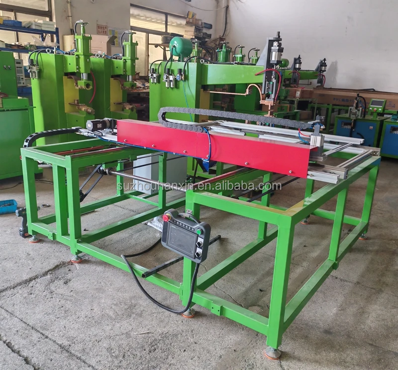 New Automatic PLC Touch Screen Control Spot Welding Machine for Metal Grids Refrigerator Components Iron Cable Trays-380V/220V 1