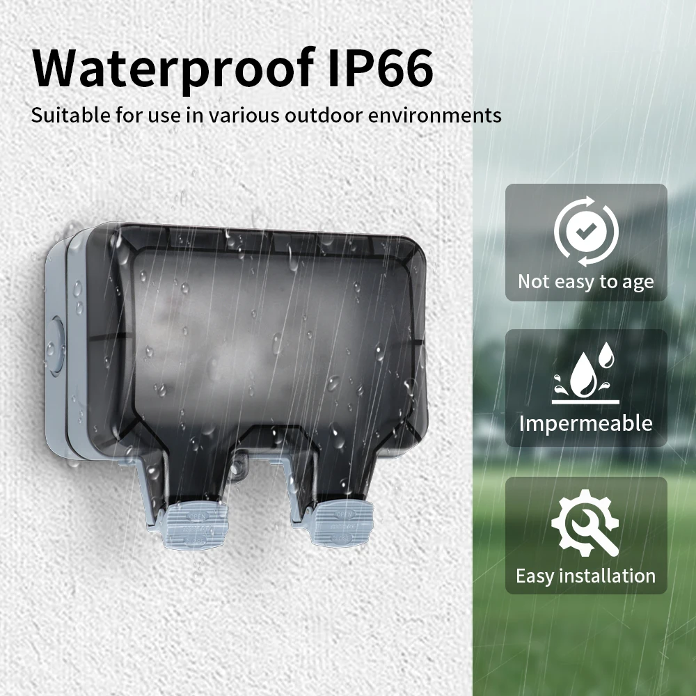 TNCE IP66 outdoor 16A Electric - Outdoor Lighting No Outlet ulasan dan harga