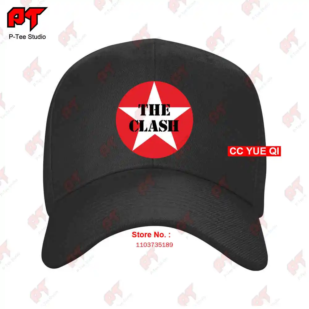 The Clash \'Star Logo\' Baseball Caps Truck Cap 73XM