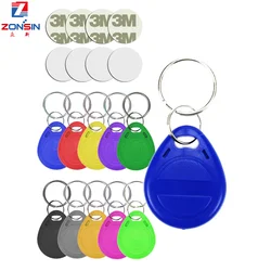 RFID 125khz 키 Keyfobs 복사 재기록 가능, 재기록 가능, 중복 재기록 가능, 근접 ID 토큰 링, 블랭크 액세스, T5577 EM4305, 로트당 10 개