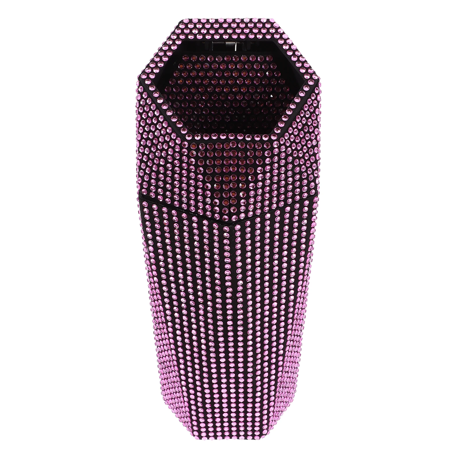 

Car Trash Can Rhinestone Inlaid Garbage Bin Compact Multi Compartment Office Automotive Vehicle Rubbish Can Car Accessory