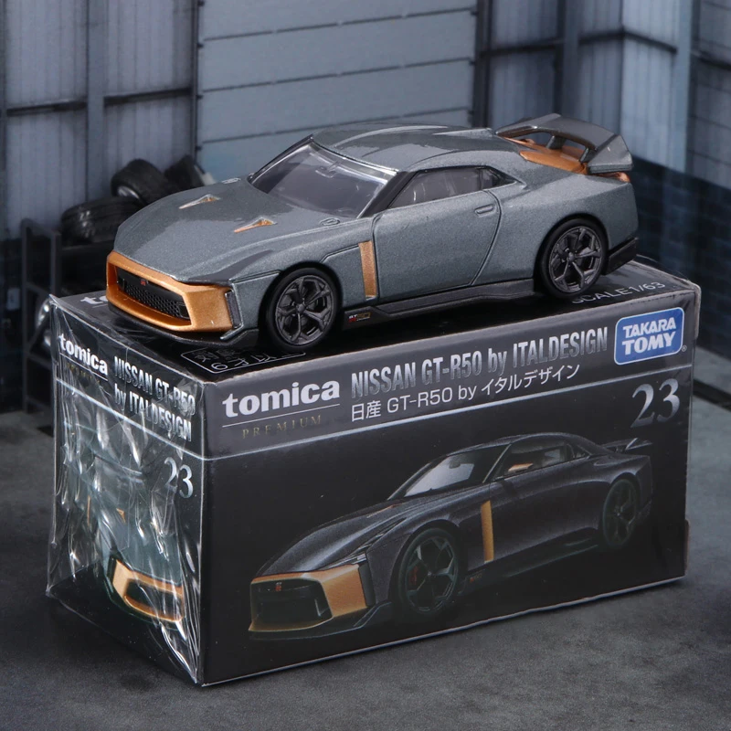 TOMY Nissan GTR50 by ITALDESIGN Alloy Car Diecasts & Toy Vehicles Car Model Miniature Scale Model Car For Children Out of Print