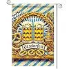 Nuxovilar Oktoberfest Beer Festival Garden Flag 12x18in Polyester jjp