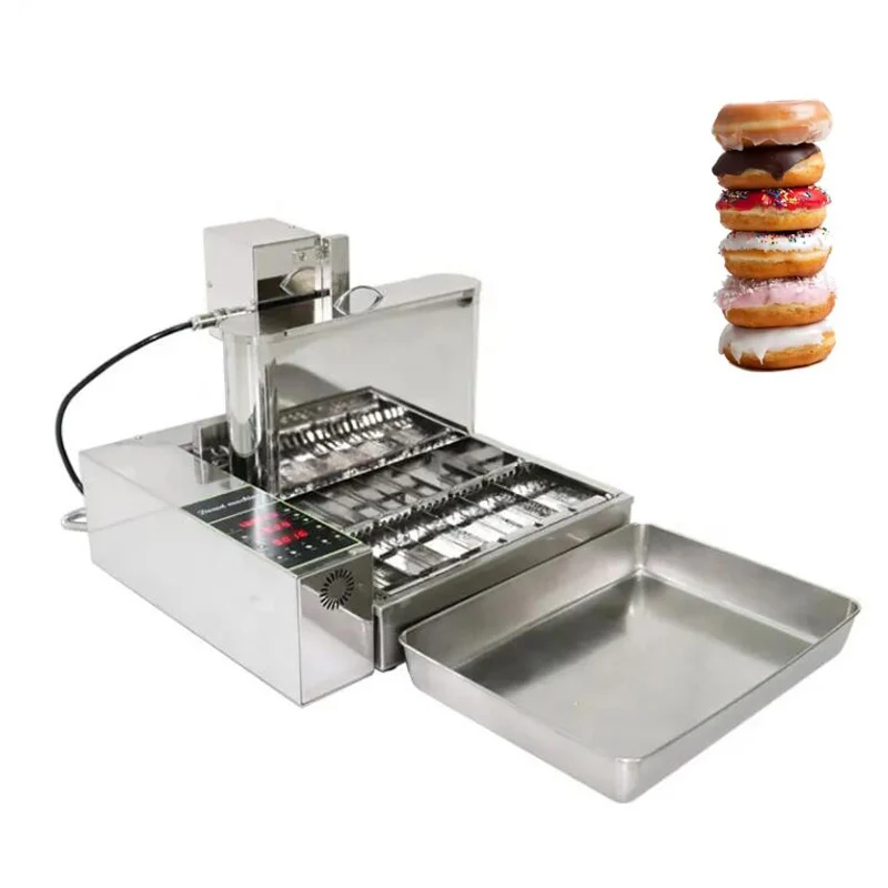 

Mini Donut Making Machine Stainless Steel Mini 4 Rows Fried Donut Machine 220V/110V Food Processor