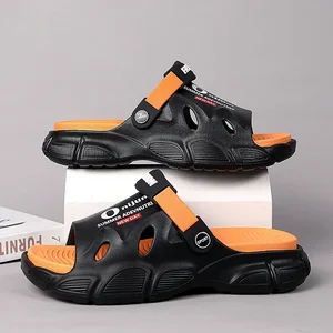 Eva Herren weiche Sandalen, Männerschuhe, Kochschuhe, sozialer Schuh, Strand, Sandel Kenner, Flat, Strand, 2022 5 Hauptverkaufsschuhe aus Weiß - №2