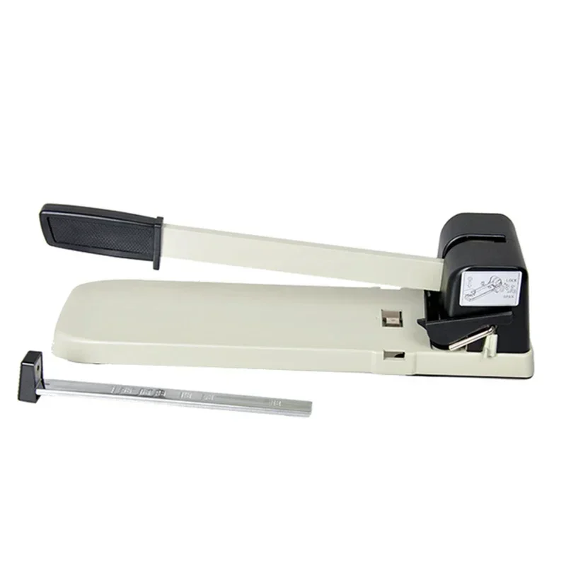 Stainless Steel Long-Reach 2-Hole Office Punch (200-Sheet Capacity) Heavy-Duty 2-Hole Punch Pack of 1