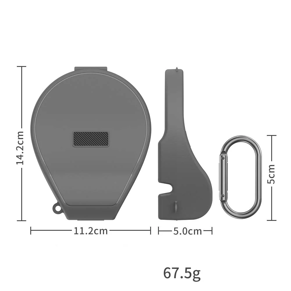 Dust-proof and shock-resistant storage case for SHOKZ Run Pro 2 Standard/Mini/Swim Pro headphones