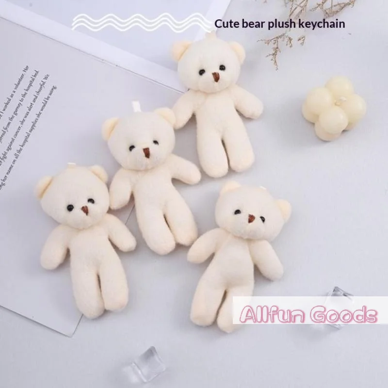 [TG835]10/12/18/20Pcs Birthday Wedding Party Favors Supplies DIY Accessory Mini Cute Cartoon Plush Bear Girl Gift Doll Toys