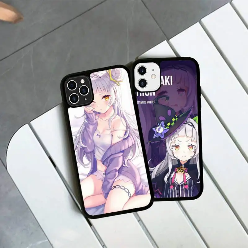 Murasaki Shion-Hololive Phone Case Silicone PC+TPU Case for iPhone 11 12 13 Pro Max 8 7 6 Plus X SE XR Hard Fundas