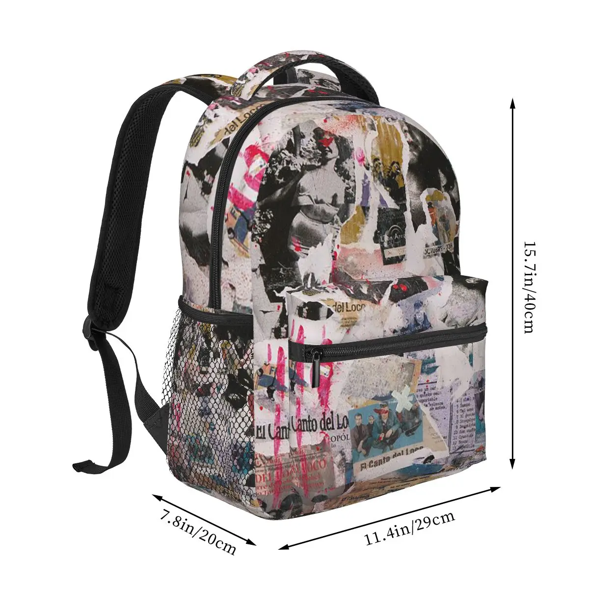 Dani Martin Que Caro Es El Tiempo Tour Merch Rock Band Student Backpack School Bag Daypack for Boys Girls Bookbag Shoulder Bags