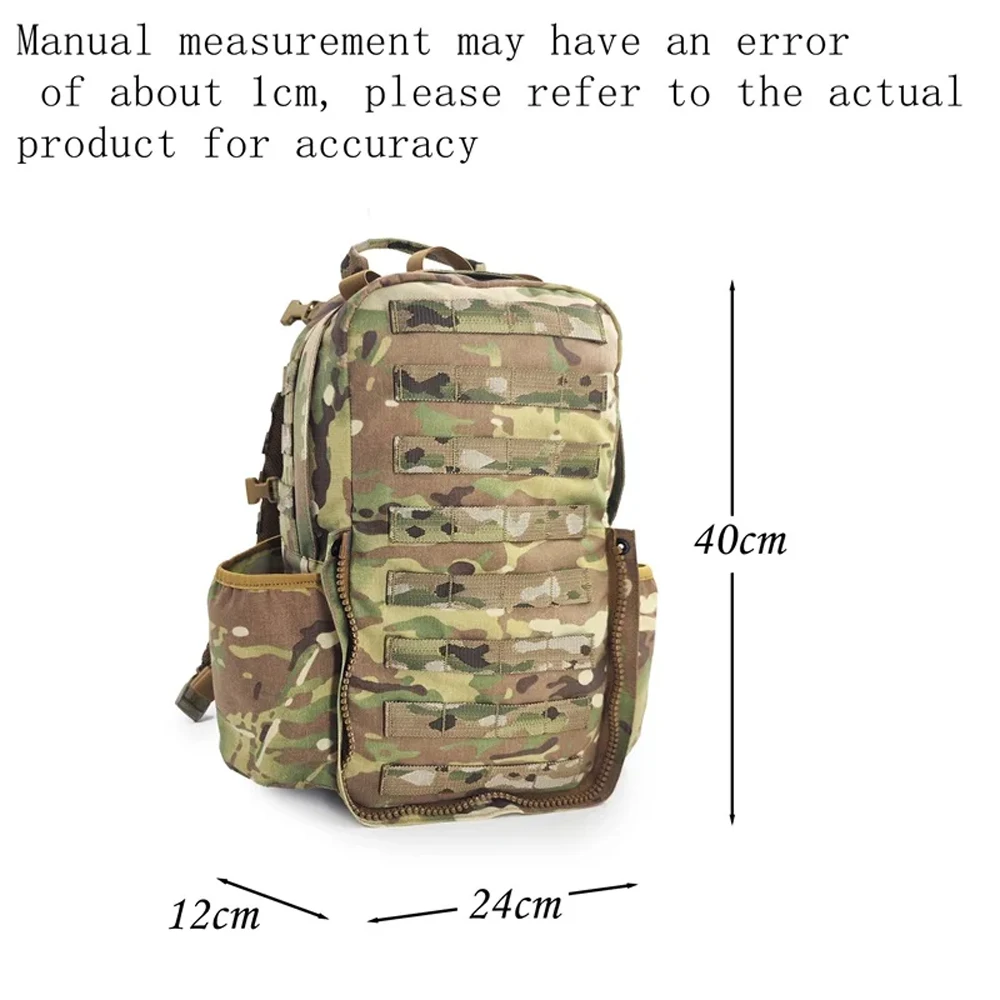 

500D Nylon Tactical Outdoor Sports Multi-functional Double Shoulder Backpack + Helmet Bag+Hydration Pack