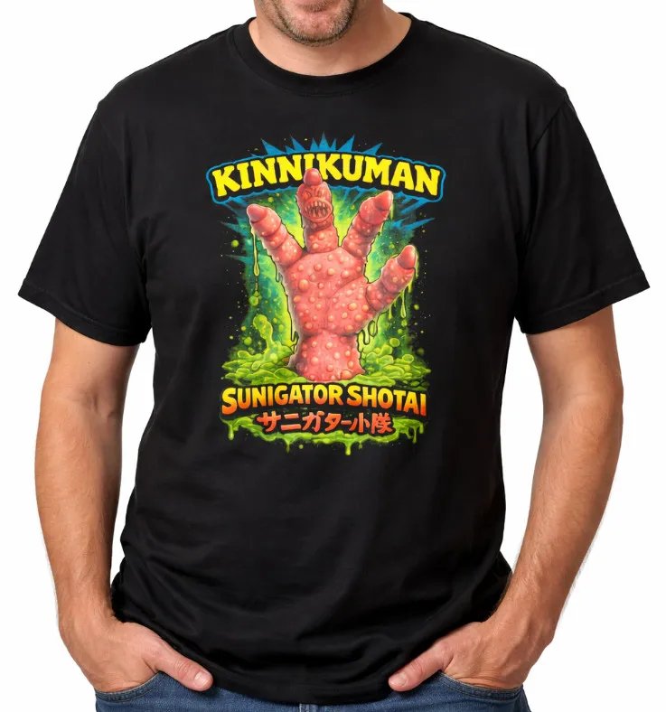 Camiseta Kinnikuman Sunigator Shotai, camiseta gráfica Retro divertida, M.U.S.C.L.E. HOMBRES