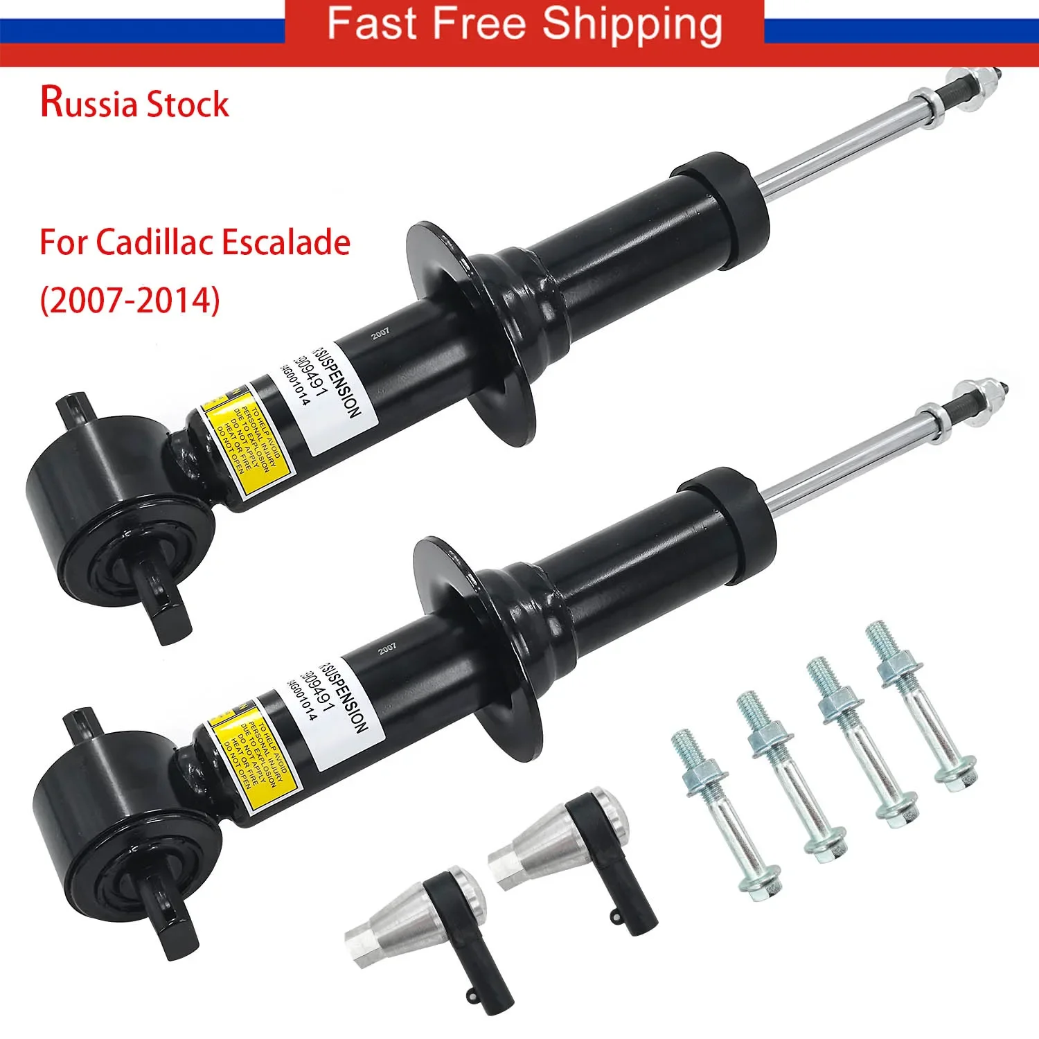 Pair Front Shock Absorber for GMC Yukon / XL 1500 Cadillac Escalade Chevrolet Avalanche 1500 Suburban 1500 /Tahoe 19209555