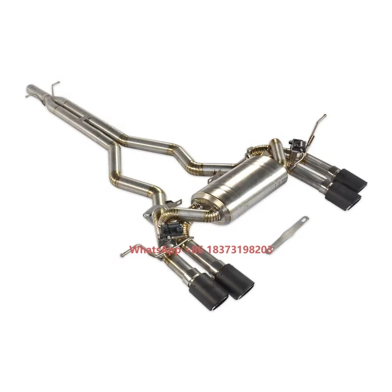 

304 SS Catcack Exhaust System for Defender P400 90 110 Cat Back Muffler Valve Stainless Steel 3 Inch 2020 2021 2022