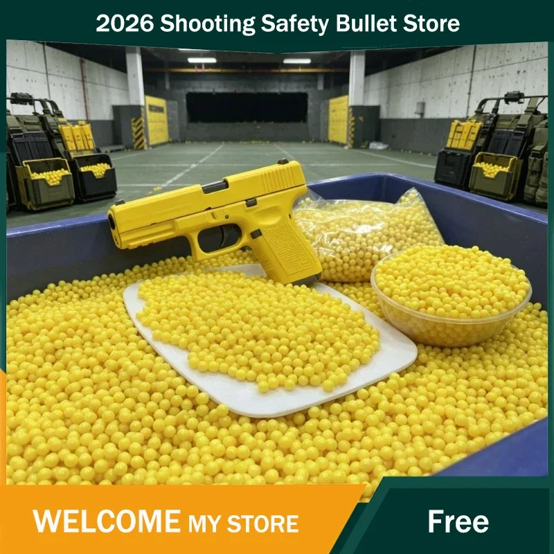 2030Standard 6MM Paintball Locke G18 Pull Box Toy Gun M4A1 Safety Plastic Ball BB Gunner Shotgun Bullets Pistol Sniper Bullet