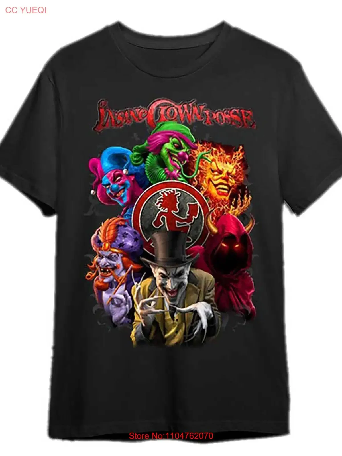Crazy Scarecrow Puzzle Box T shirt Retro ICP 336542 int vintage Washed Versatile Breathable Stylish Comfortable fashion Casual