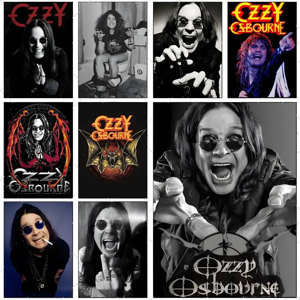 ملصق Rest Prince of Darkness O-Ozzy Osbourne Black Sabbath ملصق عالي الوضوح ديكور ذاتي اللصق لغرفة المعيشة