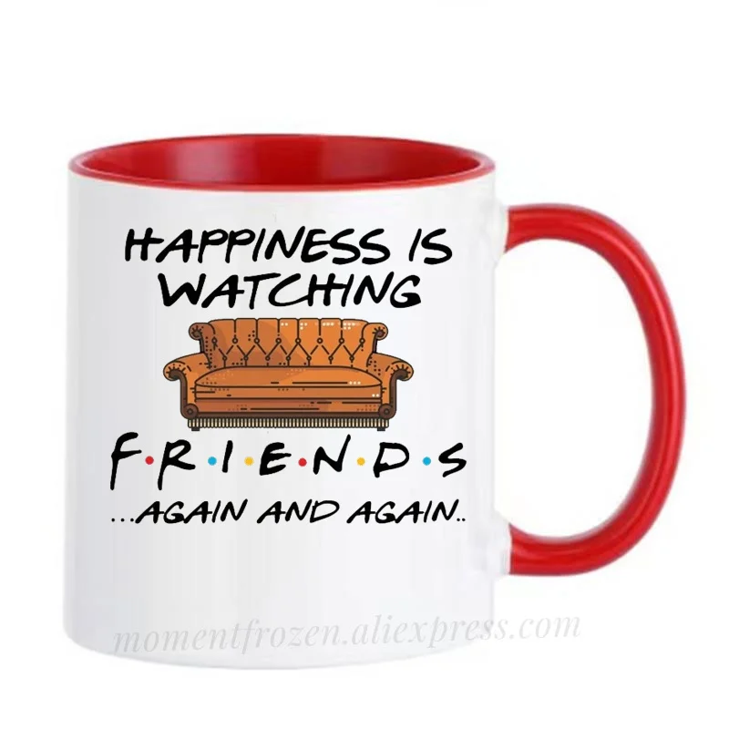 TV Series Friends Coffee Cups Central Park Papa Tea Mugs Teaware Dad Mugen Coffeeware Boyfriend Girlfriend Gifts Tableware