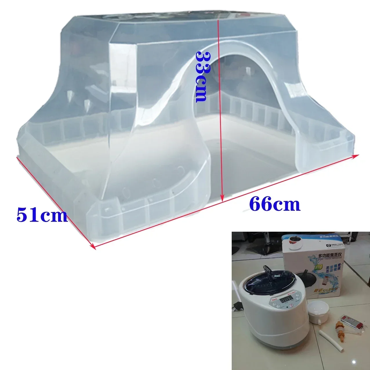 Imagem -04 - Shampoo Aquecimento Head Therapy Bed Fumigação Instrumento Aquecimento