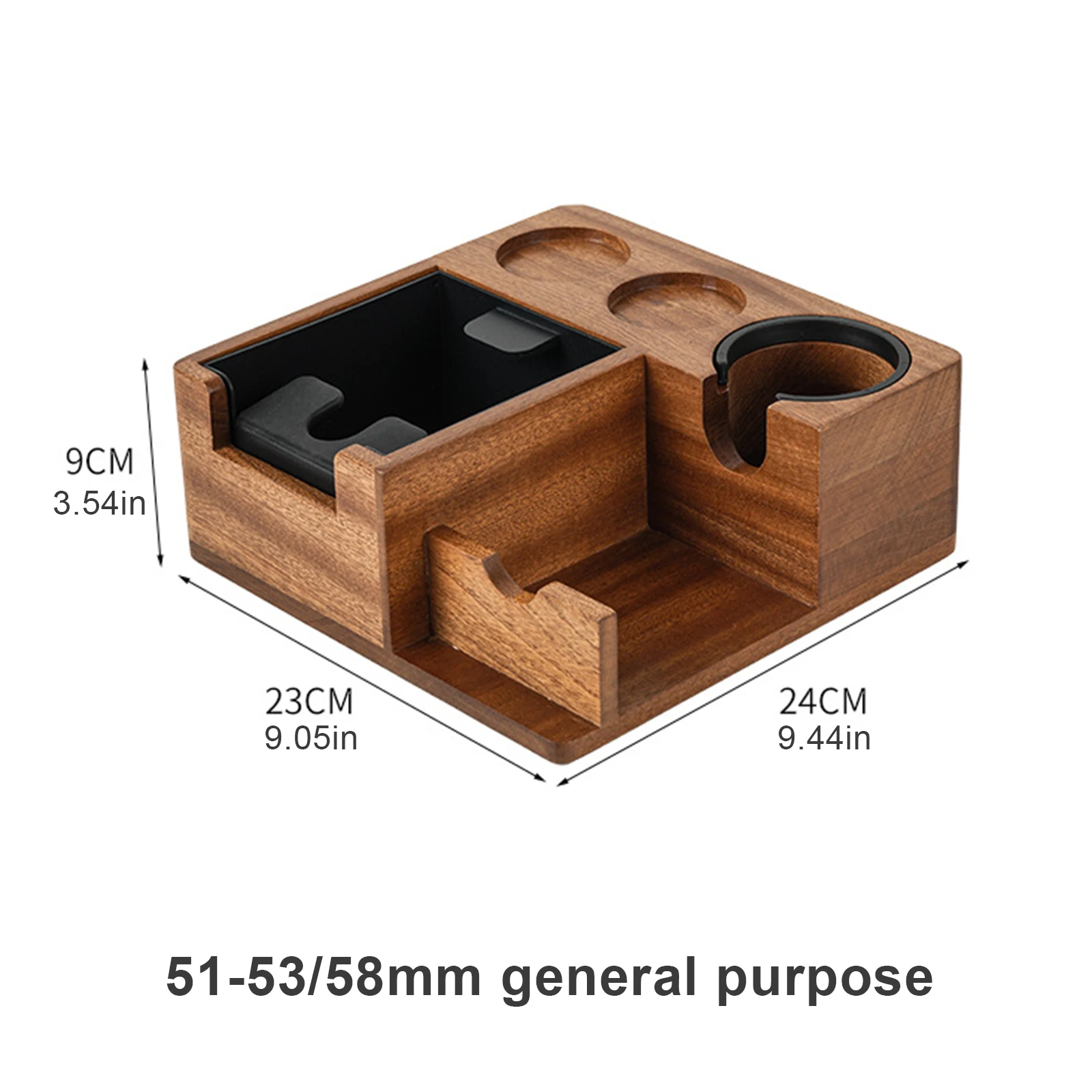 51/53/58mm universale in legno Coffee Knock Box rimovibile fondi di caffè secchio multifunzionale Espresso residuo secchio strumento di caffè