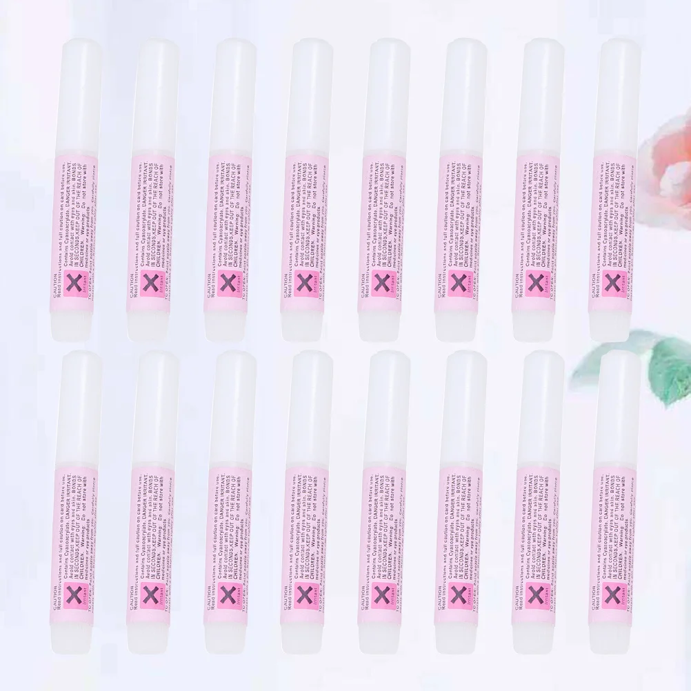 

50Pcs Nail Glue Mini Nail Art Glue French False Tips Rhinestones Manicure Portable for Home