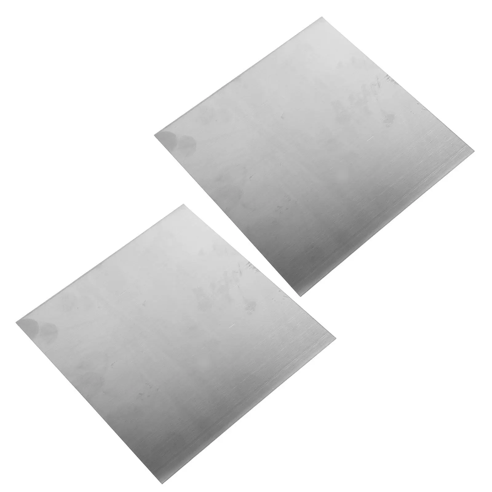 2Pcs Stainless Steel Flat Stock Cold Rolled Square Plates 100x100x2mm Precision Cutting Sheet for Fabrication Hardware Repair