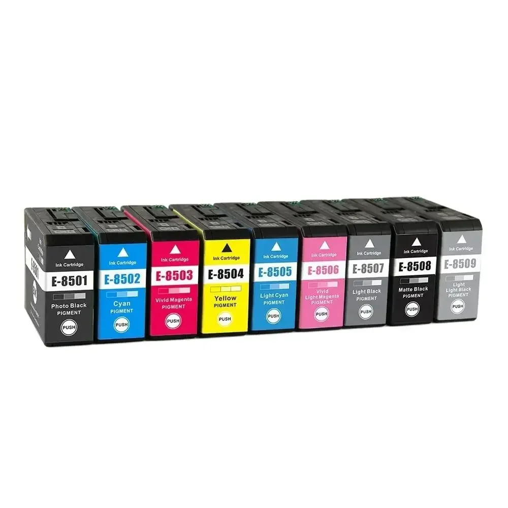 T8501-T8509 T8501 T8506 Premium Color Compatible Ink Cartridge for Epson SureColor P800 Printer T8501-T8509(9 colors available)